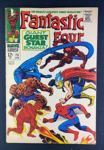 Fantastic Four (1961) #73 FN (6.0) Spidey Daredevil Thor Jack Kirby