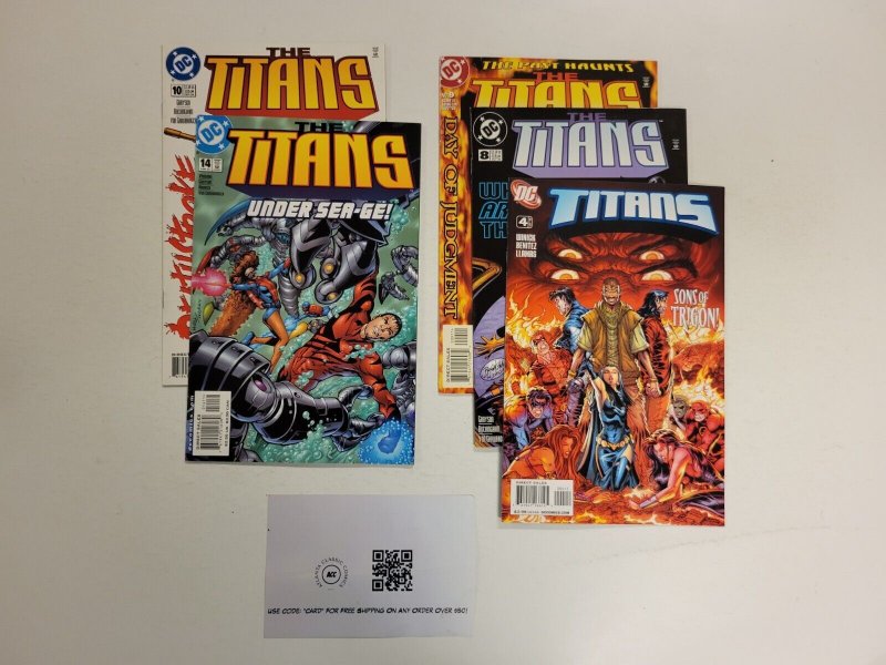 5 Titans DC Comic Books #4 8 9 10 14 34 72 TJ20