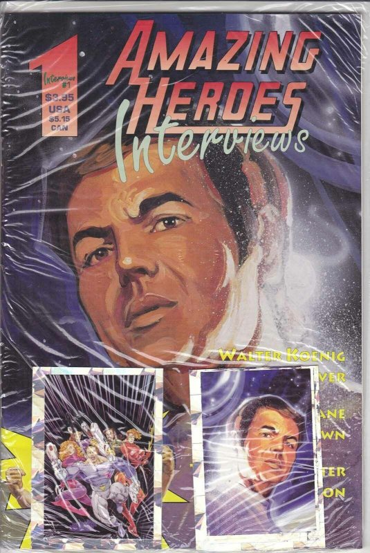 Amazing Heroes Interviews #1 (with card) VF/NM; Amazing Heroes | Walter Koenig - 