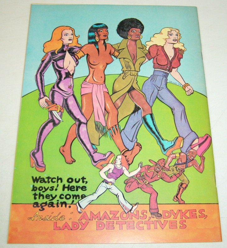 Girl Fight Comics #2 VF (1st) print - trina robbins - print mint underground
