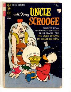 10 Uncle Scrooge Gold Key Comic Books # 69 112 55 71 75 98 84 63 64 Money JL30