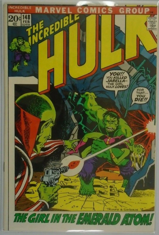 The Incredible Hulk #148 - 7.0 FN/VF - 1972