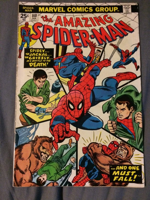 Amazing Spider-Man #140 (1975) VF Marvel Com 1st App. Gloria Gran