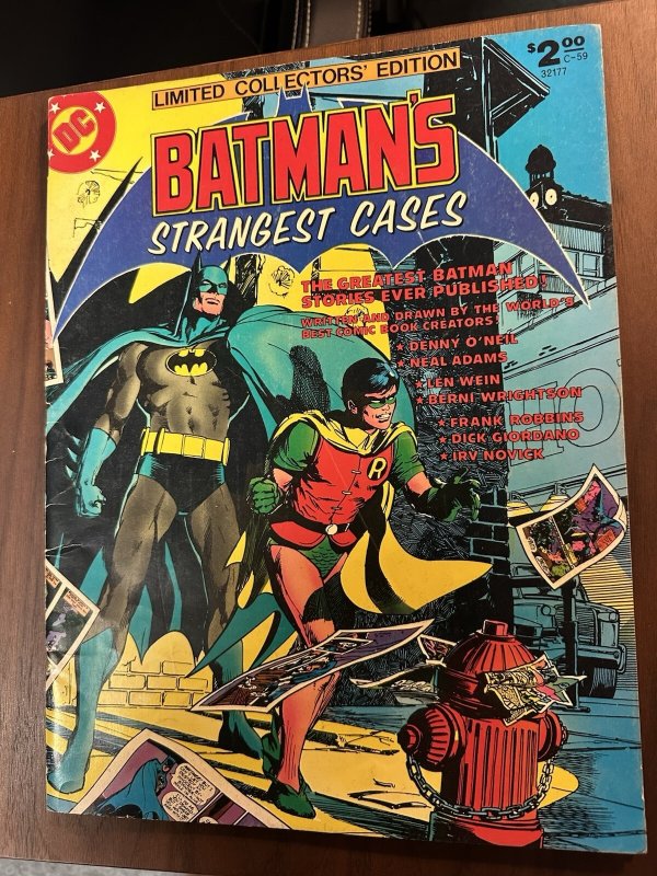 Batman's Strangest Cases Treasury Edition #C-59 VG (DC 1978)