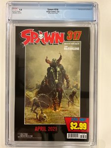 Spawn #316 Cover C - Björn Barends (2021) CGC 9.8