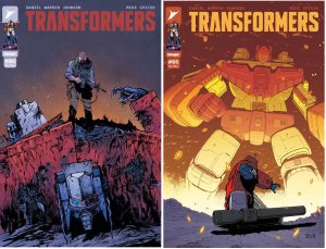 (2024) Image Comics TRANSFORMERS #6 A & B VARIANT COVER SET!