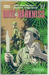 Days of Darkness #3 Apple Comics July Jul 1992 (VF)