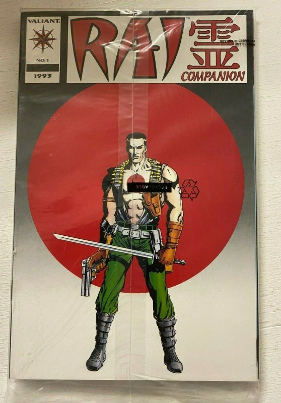 Rai #1 Valiant polybagged with Comic 9.0 NM (1993) Bob Layton David Michelinie