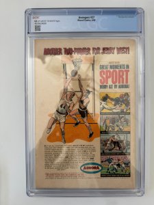 The Avengers #27 CGC 4.5 Marvel Comics comic (1966)