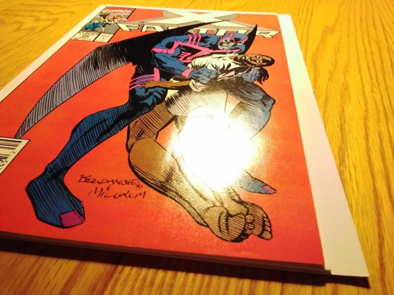 X-Factor #58 Newsstand Edition (1990)