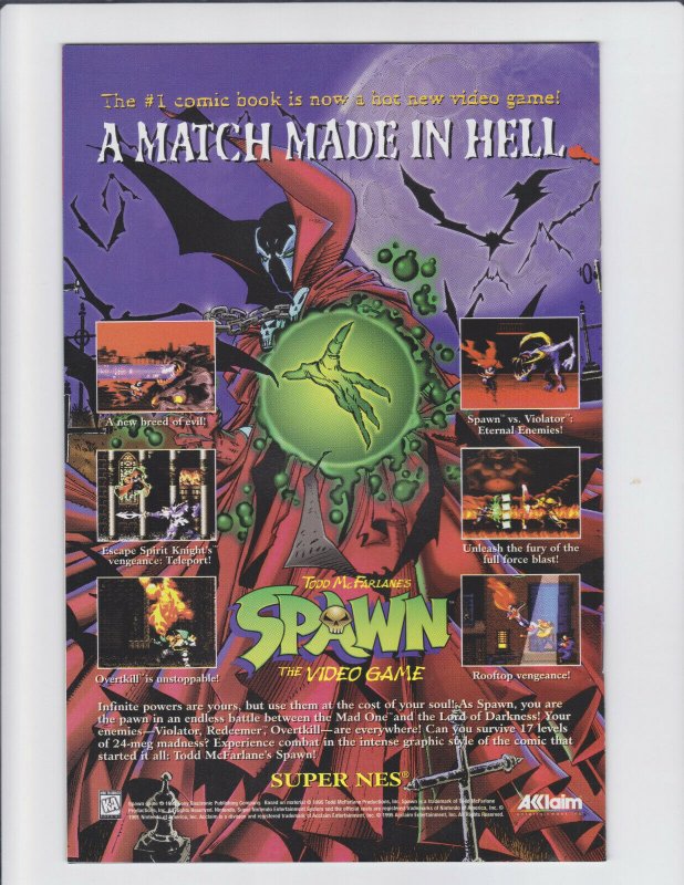 Spawn #37 1995 (9.2) 1st Freak!!!