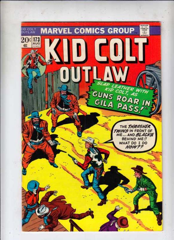 Kid Colt Outlaw #173 (Aug-73) VF High-Grade Kid Colt