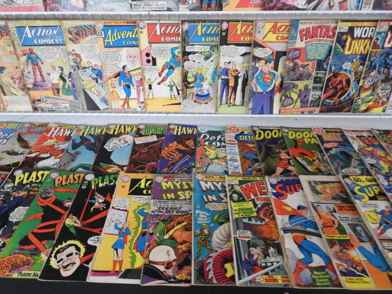 Huge Lot Silver/Bronze Age Comics W/JLA, Flash, Superman+ SEE DESCRIPTION!