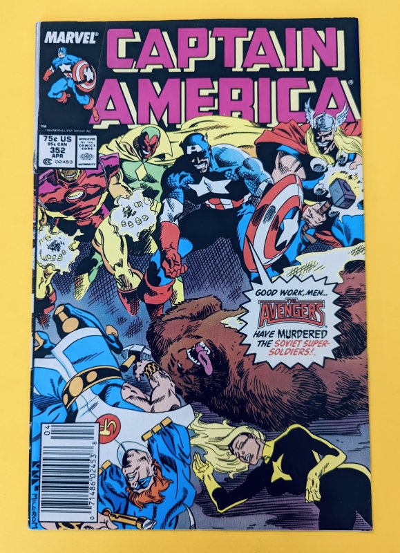 Captain America #352 (1989) VF+