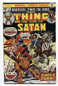 Marvel Two-In-One #14 1976 Thing- Son of Satan-High Grade