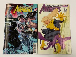 AVENGERS #53 CVR A + GWEN VAR 1ST APP RED BLACK PANTHER SUIT 2022 NM SHIPS NOW