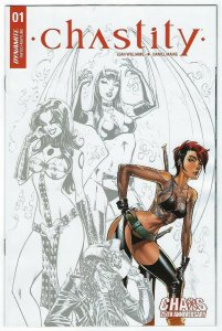 Chastity # 1 J Scott Campbell 1:10 Variant NM Dynamite