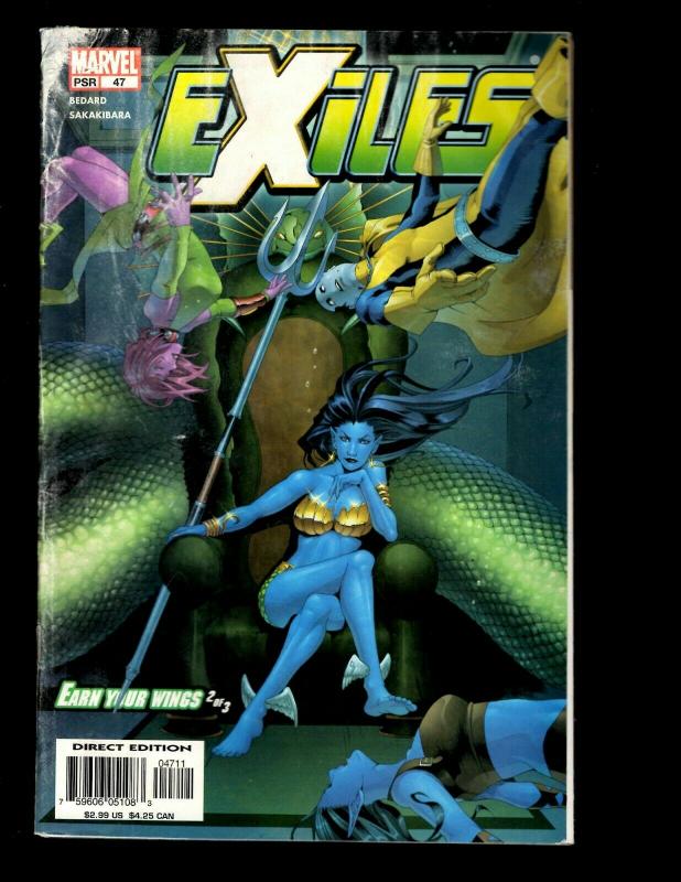 Lot Of 12 Exiles Marvel Comics # 45 46 47 48 49 53 56 57 58 70 71 72 X-Men EK10