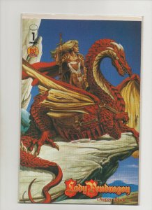 Lady Pendradon Dragon Blade #1 - DF Variant #2495/7500- (Sealed) 1999