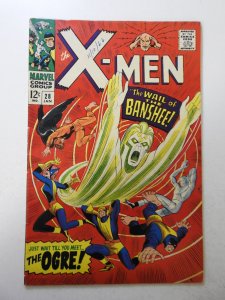 The X-Men #28 (1967) FN- Condition! ink fc, indentations fc