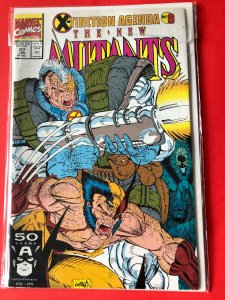 X-TINCTION AGENDA V1 #8 1990 MARVEL / NEW MUTANTS /  NM
