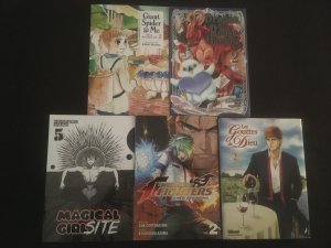 9 Manga Graphic Novels, King of Fighters, Hana-Kimi, Angel/Dust Neo