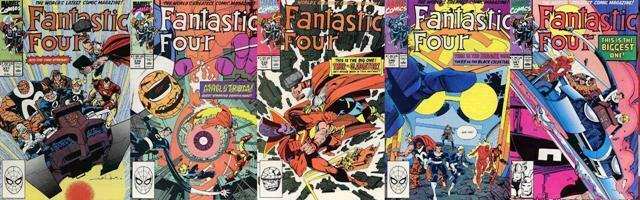 FANTASTIC FOUR 337-341  5-PART STORY ARC