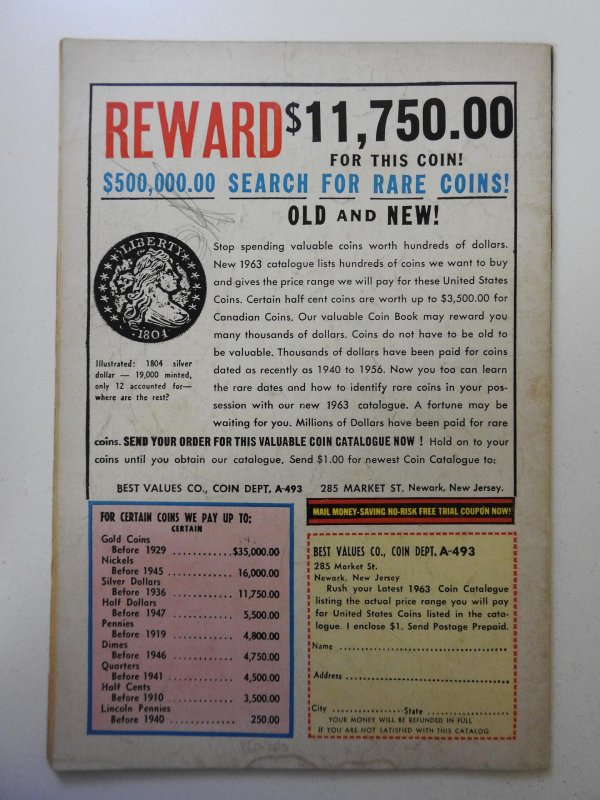 Sea Devils #12 (1963) VG Condition! Moisture stain