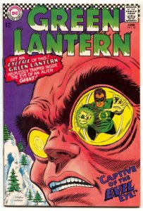 GREEN LANTERN #53 1967-DC-EVIL EYE COVER-INFANTINO ART VF