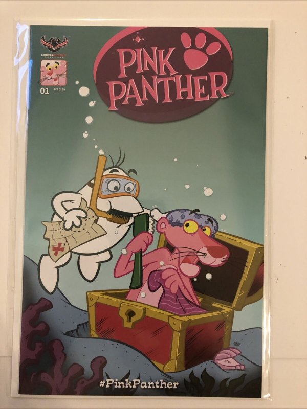 Pink Panther 4 Different Covers #1’s  American Mythology comics 2016 