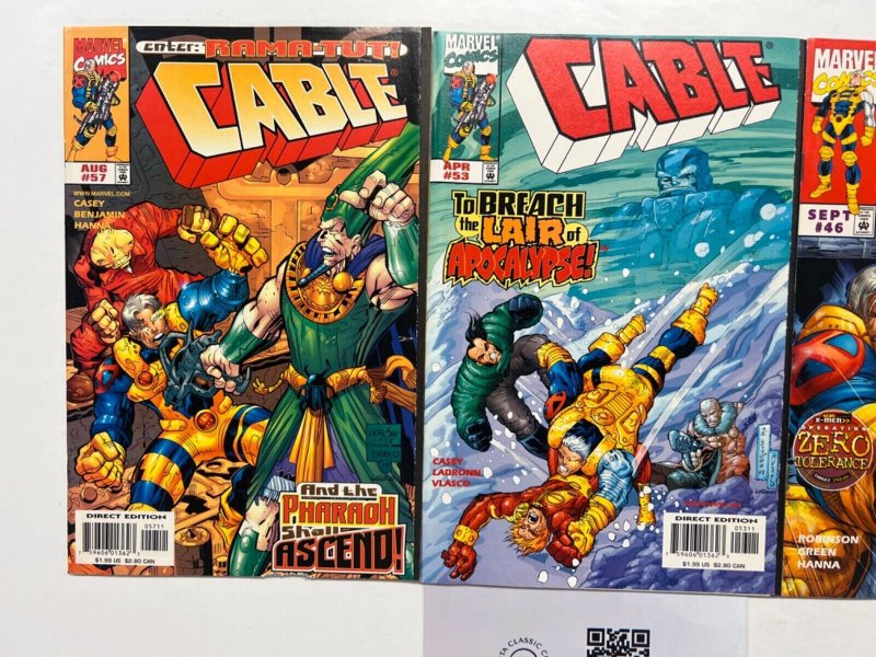 3 Cable Marvel Comic Books # 46 53 57 Hulk Avengers Defenders Thor 48 JS45