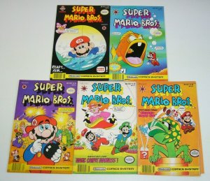 Super Mario Bros. #1-5 VG/FN complete series - nintendo - brothers 2 3 4 set