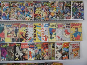 Huge Lot 150+ Silver/Bronze Comics W/ Thor, Boris Karloff, Casper, Hulk, Archie+