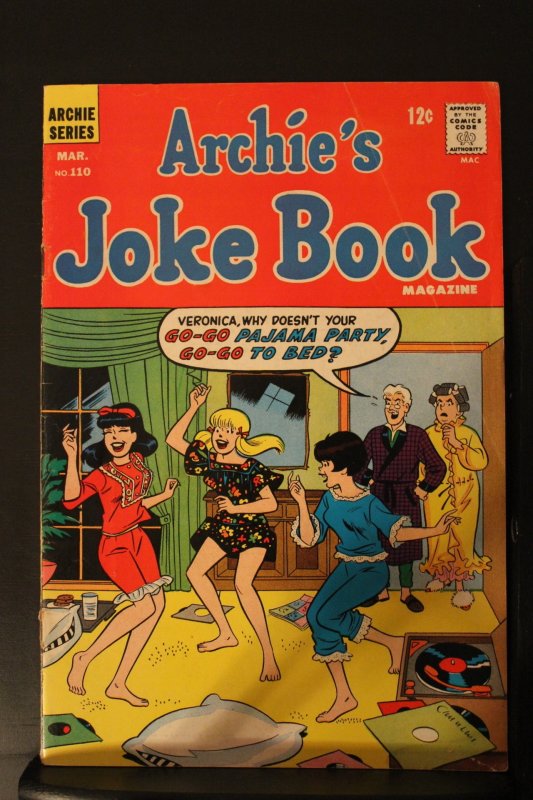Archie's Joke Book Magazine #110  PRICE DROP! FN/VF Party Dancing Cover Wow!
