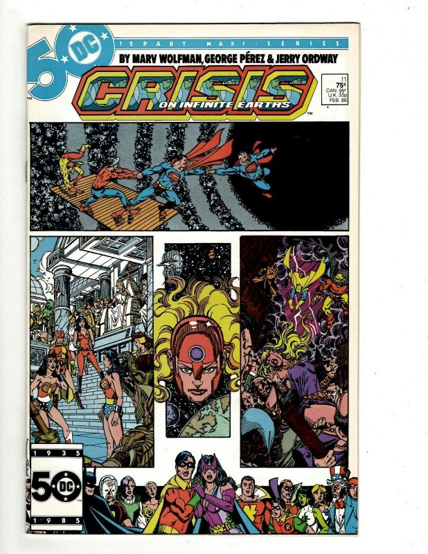 Crisis On Infinite Earths Complete DC Comics # 1 2 3 4 5 6 7 8 9 10 11 12 J510