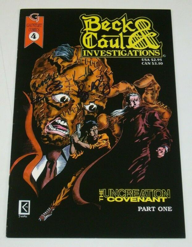 Beck & Caul Investigations #4; SIGNED by Chaney + Kowalski + Neeb - Gauntlet