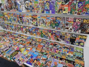 Huge Lot 190+ Comics W/ Spider-Man, Rom, Power Man, +More! Avg VF- Condition!