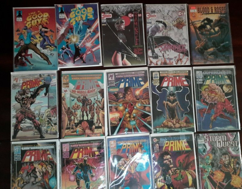 Lot of 61 Miscellaneous 1990s Comic Books bagged look at all pictures as some