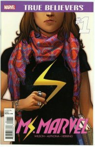 Ms Marvel #1 - 9.4 NM *1st Kamala Khan True Believers Reprint*