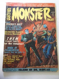 Chilling Monster Tales vol 1 #1 PR Cond book length spine split cover detached