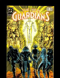 Lot of 11 The New Guardians DC Comic Books #1 2 4 5 6 7 8 9 10 11 12 J344