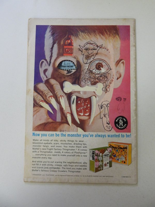 The Brave and the Bold #72 (1967) VG condition ink back cover