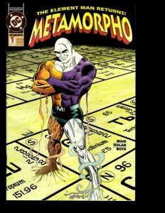 11 DC Comics Metal Men #55 56 1 2 3 4 New 52 #1 Metamorpho #1 2 3 4 Sci-Fi GK32