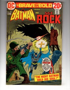 The Brave and the Bold #108 (1973) SGT ROCK! Bronze DC Classic !!! / EC#1