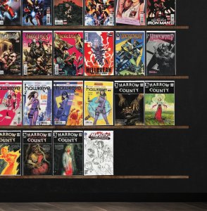 Huge Lot 150+ Comics with Invincible Iron Man, Iron Man, Harrow County & More!