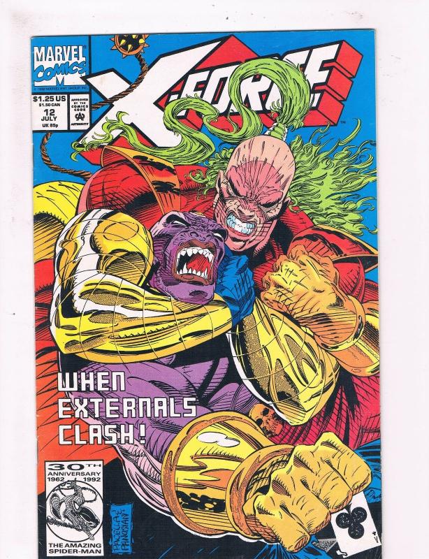 X-Force #12 VF/NM 1st Print Marvel Comic Book Wolverine X-Men DE3