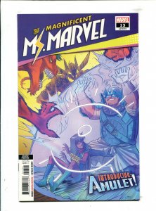 Magnificent Ms. Marvel #13 - Joey Jazquez 2nd Print Var. / 1st Amulet (9.0) 2019