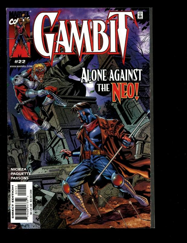 8 Gambit Marvel Comics # 20 21 22 23 24 25 Annual '99 '00 X-Men Mystique EK10