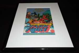 Justice League Task Force 1994 DC 11x14 Framed ORIGINAL Advertisement