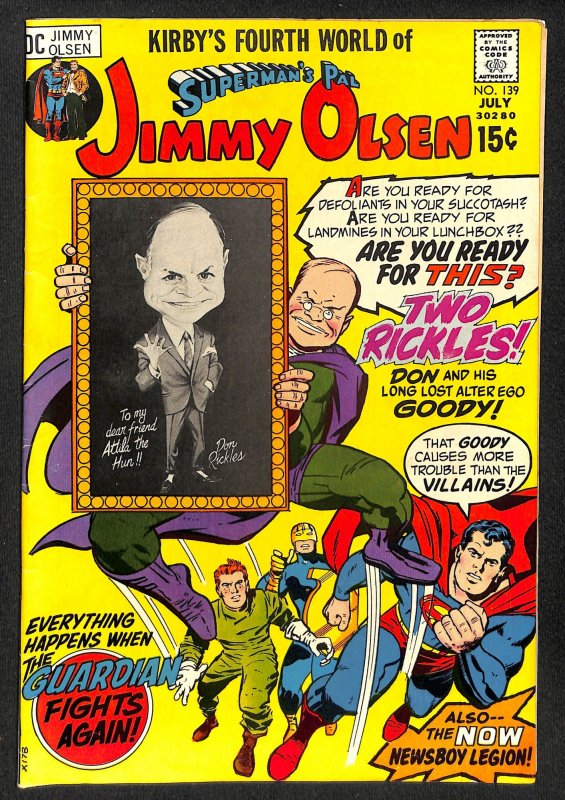 Superman's Pal, Jimmy Olsen #139 (1971)